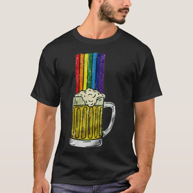 Beer Rainbow T-Shirt (Front)