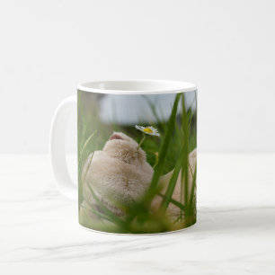 Beer relaxes in nature with a Dutch windmill. Coffee Mug