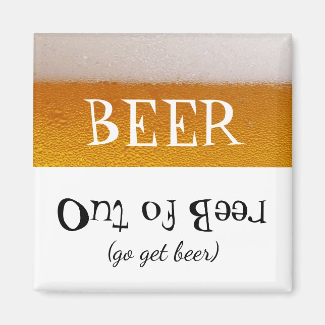 Beer Reminder Magnet (Front)