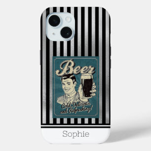 Beer Retro Samsung  iPhone 15 Case