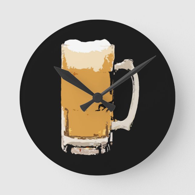 Beer Round Clock (Front)