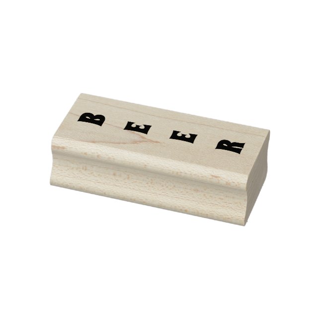 BEER  RUBBER STAMP (Stamp)