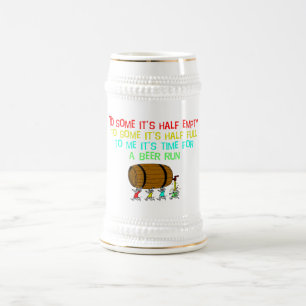 Beer Run Humour Stein
