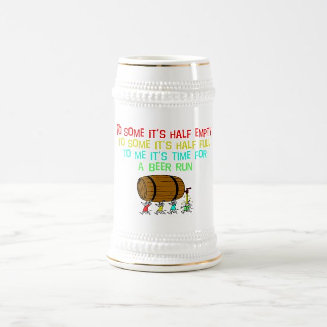 Beer Run Humour Stein (Center)