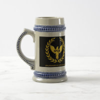 Beer Saput (Bear Mug) Roman Eagle in Black