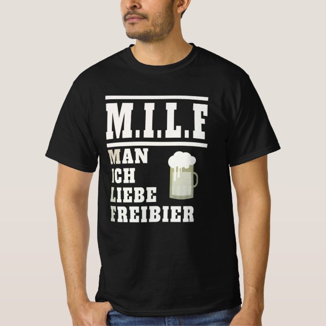 Beer saying funny drinking gift craftbeer T-Shirt (Front)