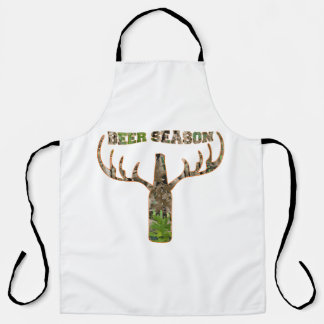 Beer Season Hunting Season Gift For Hunter Apron