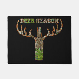 Beer Season Hunting Season Gift For Hunter Doormat