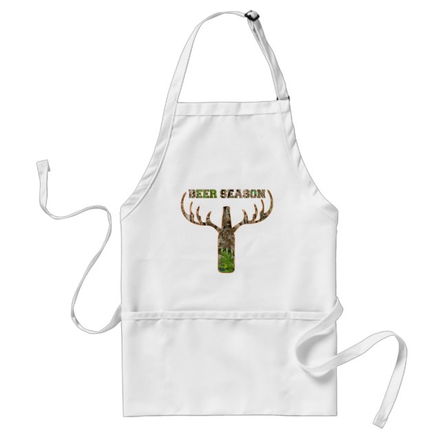 Beer Season Hunting Season Gift For Hunter Standard Apron (Front)