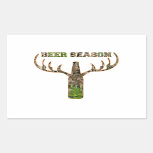 Beer Season Hunting Season Gift For Hunter Sticker