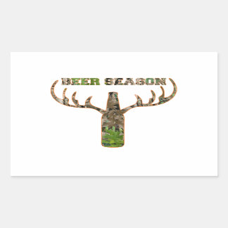 Beer Season Hunting Season Gift For Hunter Sticker