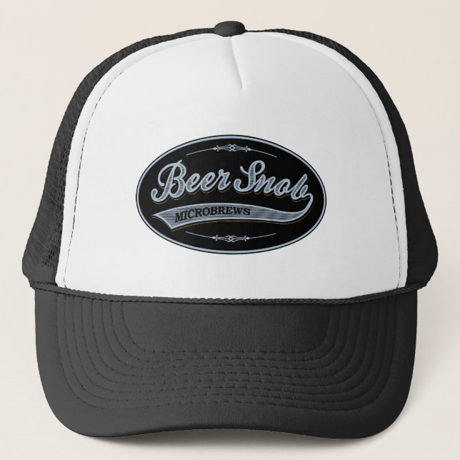Beer Snob Trucker Hat (Front)