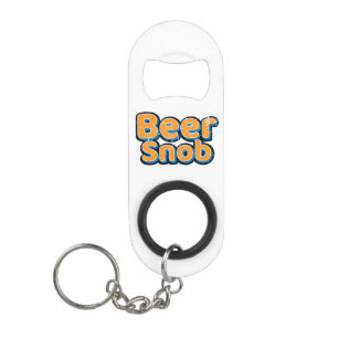 Beer Snob Vintage Bottle Opener Keychain Bottle Opener