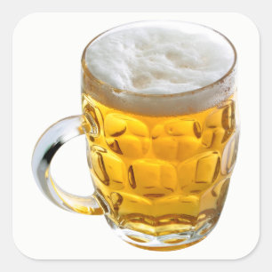 Beer Square Sticker