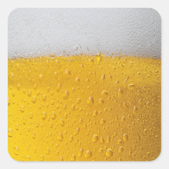 Beer Square Sticker
