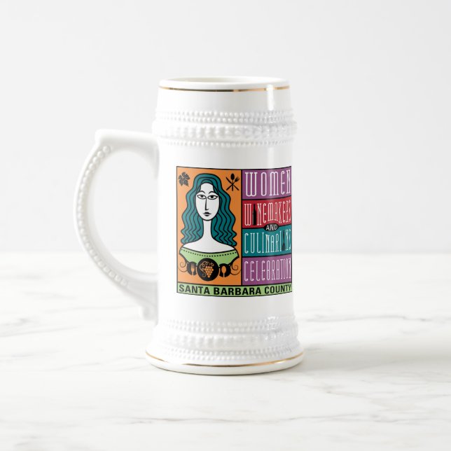Beer Stein - WWCC of Santa Barbara County (Left)