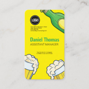 Beer Store Personalize Business Card