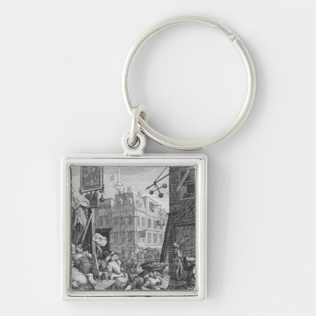 Beer Street, 1751 Keychain (Front)