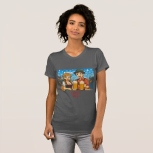Beer tasting during Oktoberfest in Munich, Germany T-Shirt