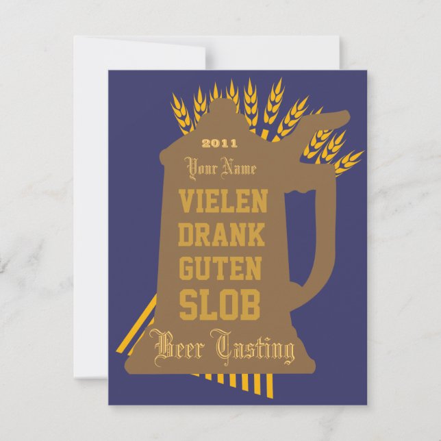 Beer Tasting Invitation (Front)