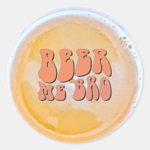 Beer Tasting Party Classic Round Sticker