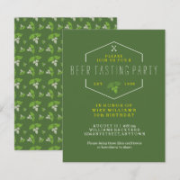 Beer Tasting Party Invitation, 30th Birthday, 40th