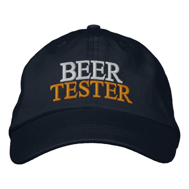 Beer Tester Embroidered Hat (Front)