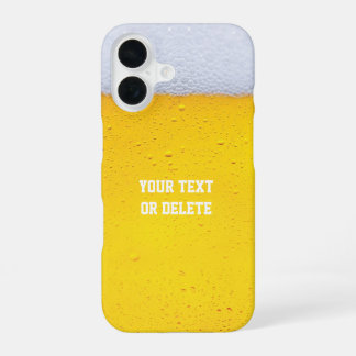 Beer Texture Background iPhone 16 Case