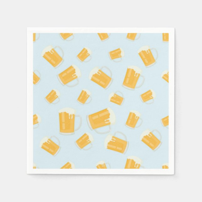 Beer Themed Paper Napkins (Front)