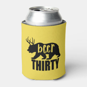 Beer Thirty Can Cooler/Koozie   Block Letter Cooler