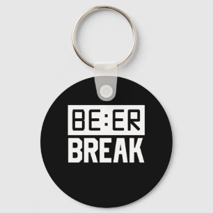 Beer Time Break Keychain