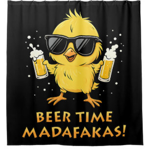 Beer Time Madafakas Funny Meme Duck Goose Retro