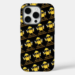 Beer Time Madafakas Funny Meme Duck Goose Retro iPhone 16 Pro Case