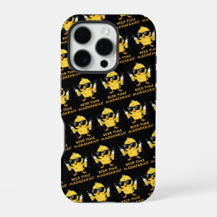 Beer Time Madafakas Funny Meme Duck Goose Retro iPhone 16 Pro Case
