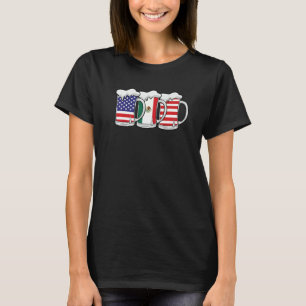 Beer Usa Mexico Usa Mexico Flag T-Shirt