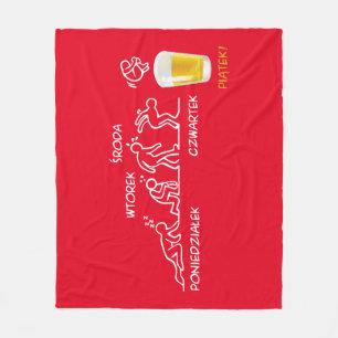 Beer-volution Fleece Blanket
