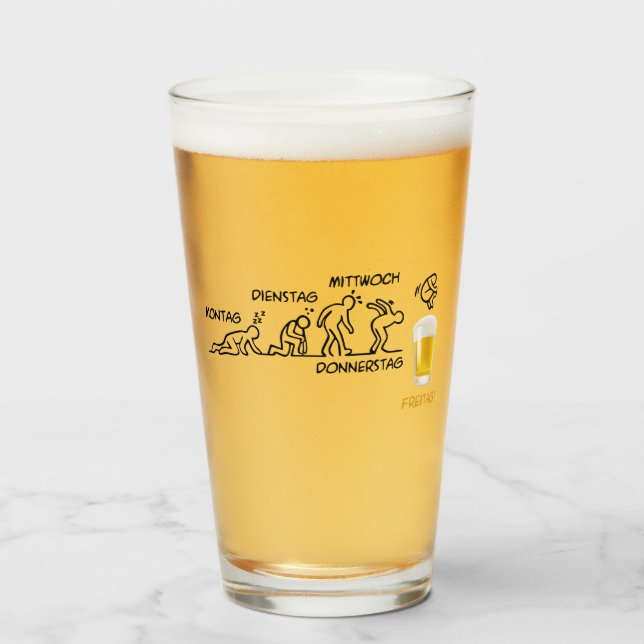 Beer-volution Glass (Front Filled)