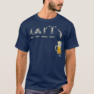 Beer Week Athlete Beer Drinking Sport T-Shirt