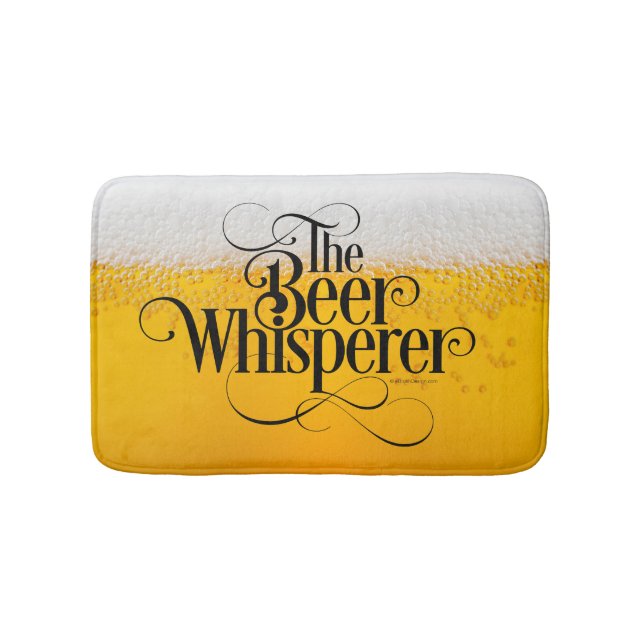 Beer Whisperer Bath Mat (Front)