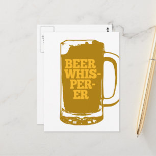 Beer Whisperer Mug Vertical Postcard