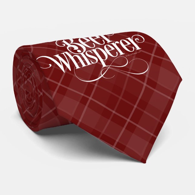 Beer Whisperer Neck Tie (Rolled)