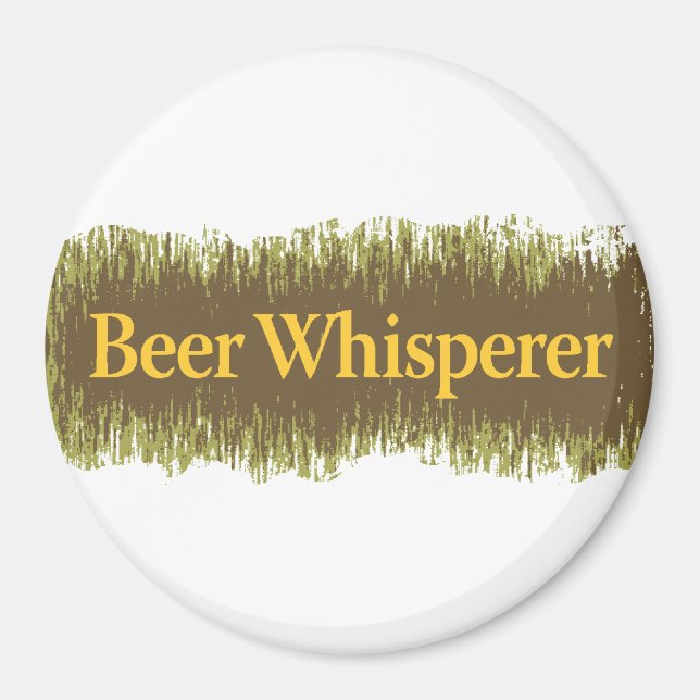 Beer Whisperer Text Magnet (Front)