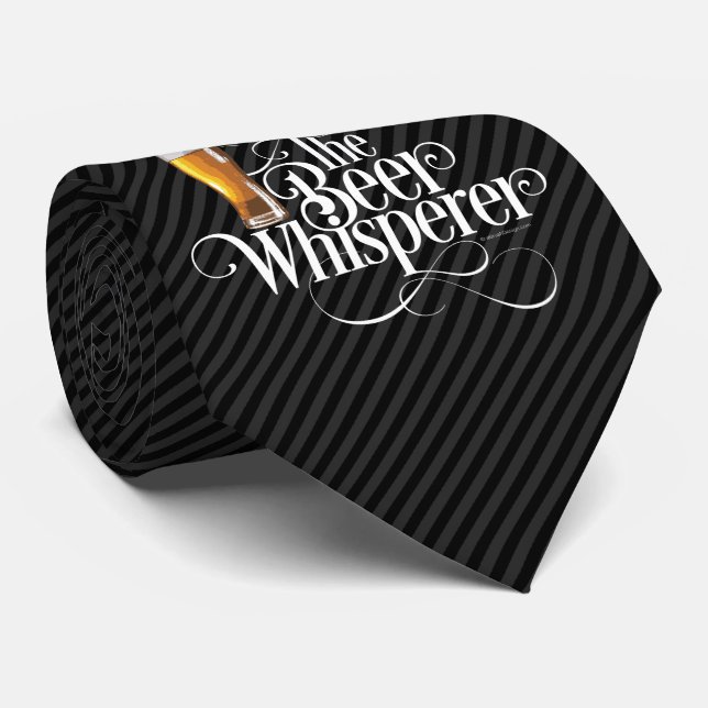 Beer Whisperer Tie (Rolled)