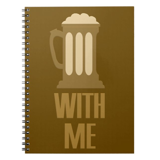 Beer With Me notebook (Front)