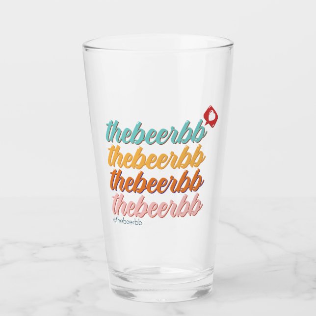 Béerbb Texte Logo Pint Verre (Devant)