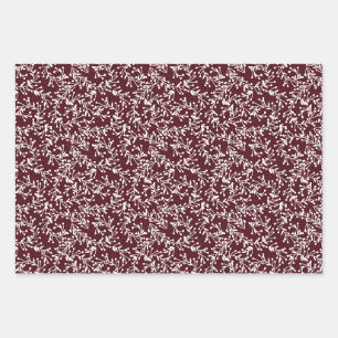Beeren, bordeauxrot. wrapping paper sheet
