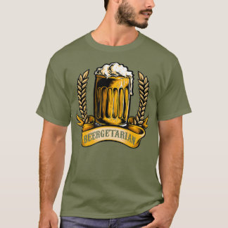 Beergetarian Funny Brewer Craft Beer Lovers T-Shirt