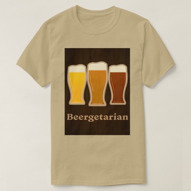 Beergetarian Pints T T-Shirt (Design Front)
