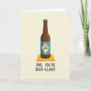 Beerilliant Fathers Day Art Card