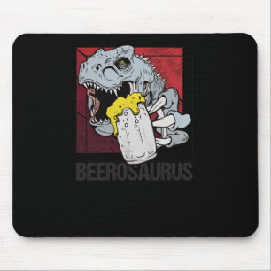 Beerosaurus Bierosaurier Bier Alcohol - Beer Mouse Pad